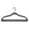 Simplify Super Slim Velvet Huggable Hangers in Grey, 10PK 3246-GREY - alternate 1